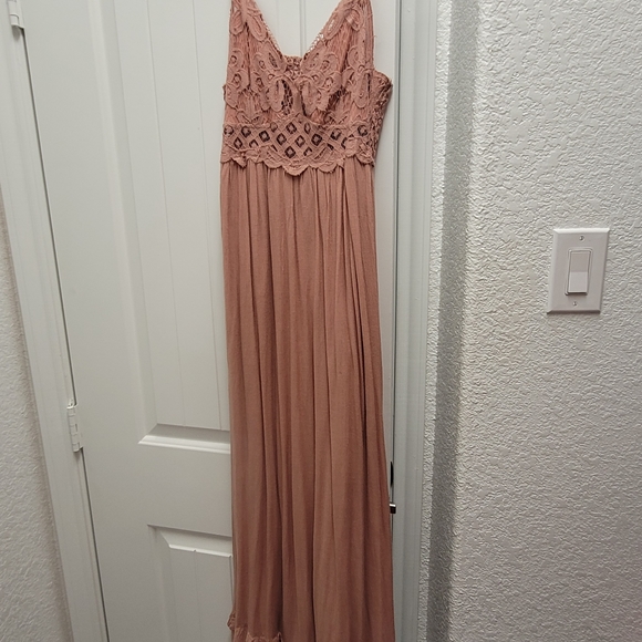 Free People | Dresses | Free People Lacey Maxi Dress Great Condition